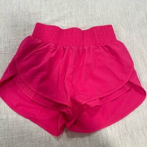 Amazon Pink Athletic Shorts Lightweight Elastic Waist